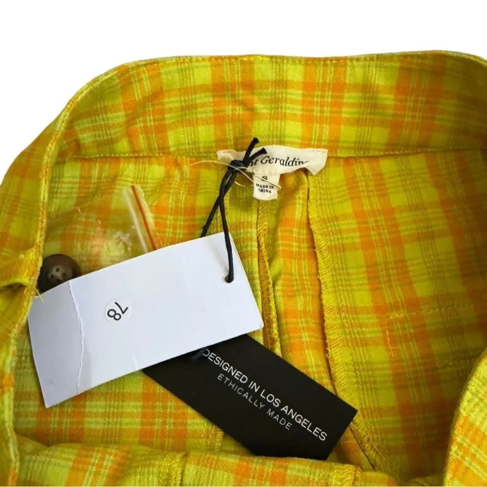NWT REVOLVE Saint Geraldine LA plaid Preppy shorts Bright sz 8 - Picture 3 of 6